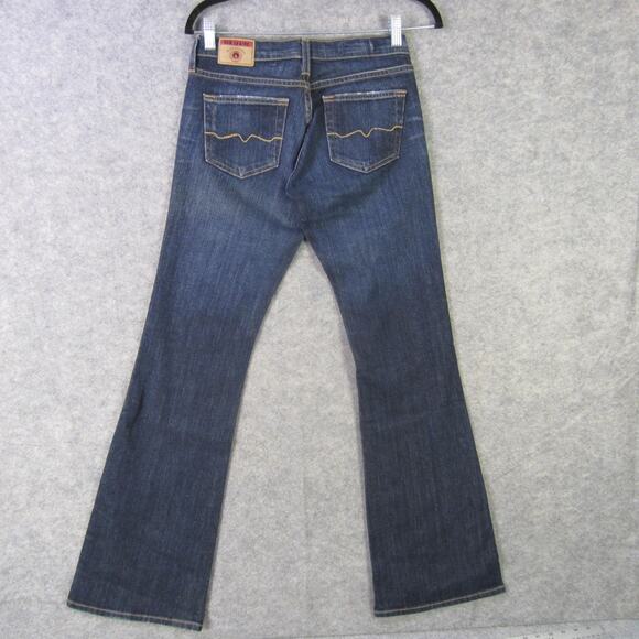 Red Engine Jeans Womens 26 Blue Bootcut Made in USA Flare Leg Stretch Denim - Picture 8 of 11
